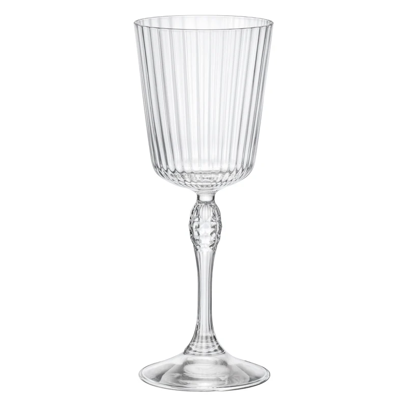 25 cl - America 20s Calice Cocktail in Vetro - Set 6 Pezzi