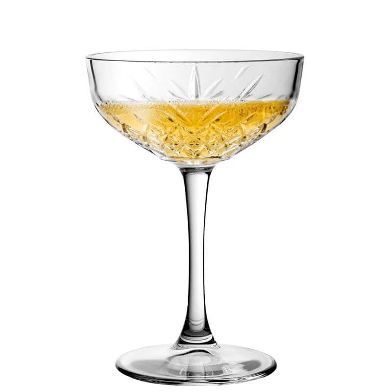 27 cl - Timeless Coppa Champagne in Vetro - Set 4 Pezzi
