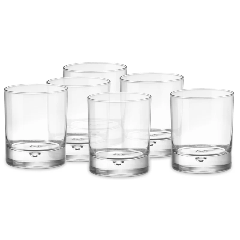 28 cl - Barglass Bicchiere Whisky in Vetro - Set 6 Pezzi