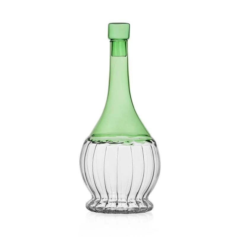 1.8 Litri - Garden Picnic Bottiglia Fiasco in Vetro Borosilicato
