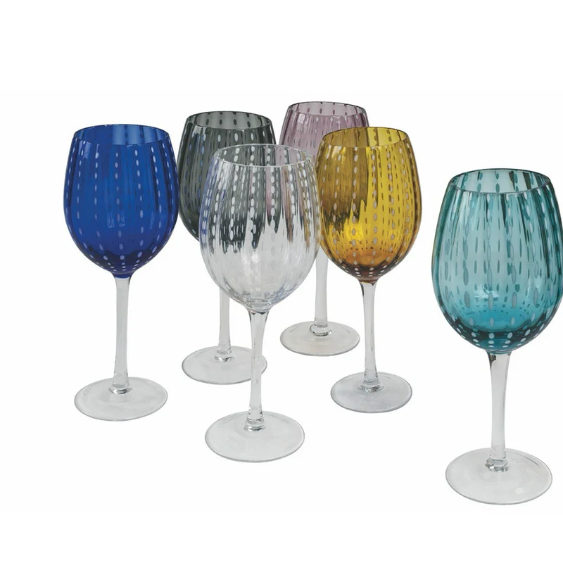 30 cl - Shiraz Calice Acqua in Vetro - Set 6 Pezzi