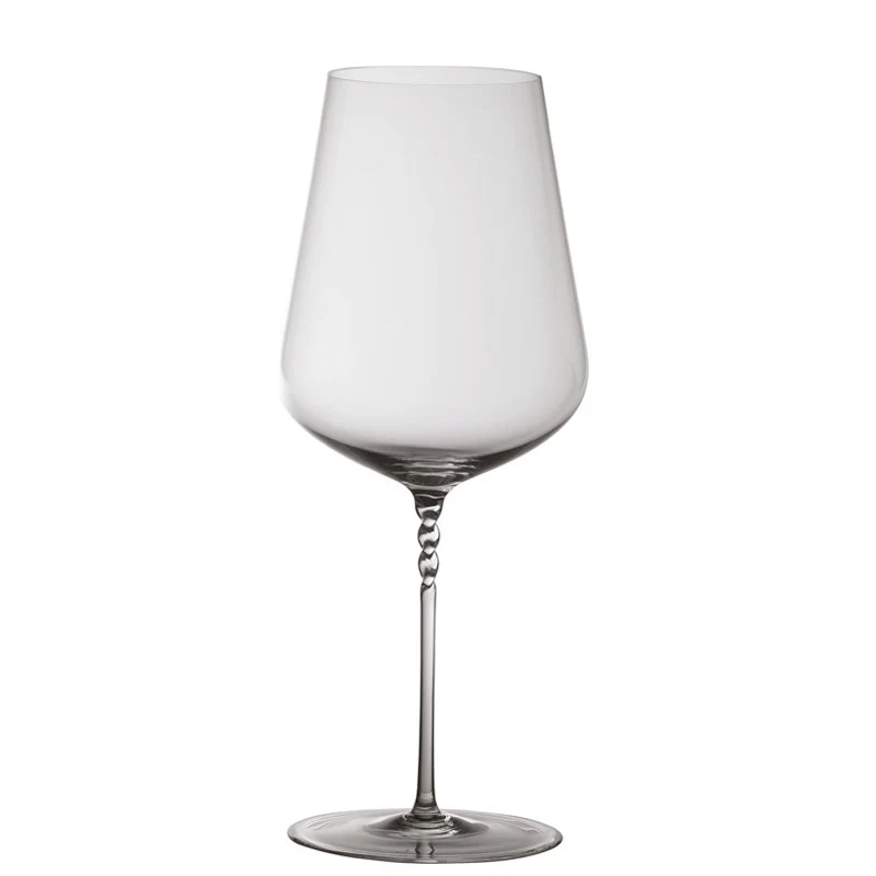 87 cl - Jcl Calice Vino Bianco Gambo a Spirale in Vetro - Set 2 Pezzi