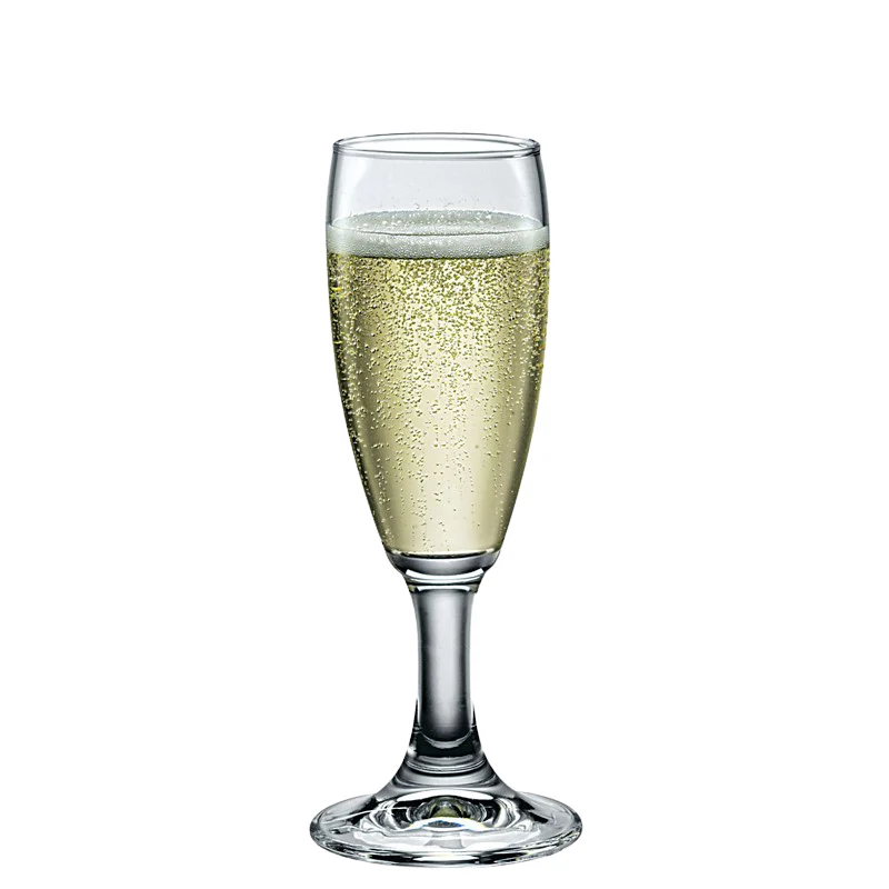 10 cl - Calypso Calice Flute in Vetro - Set 6 Pezzi