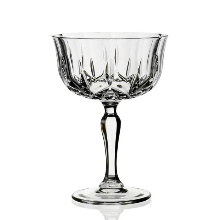 24 cl - Opera Coppa Champagne in Vetro - Set 6 Pezzi