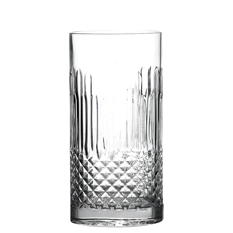 48 cl - Diamante Bicchiere Bibita in Vetro - Set 6 Pezzi