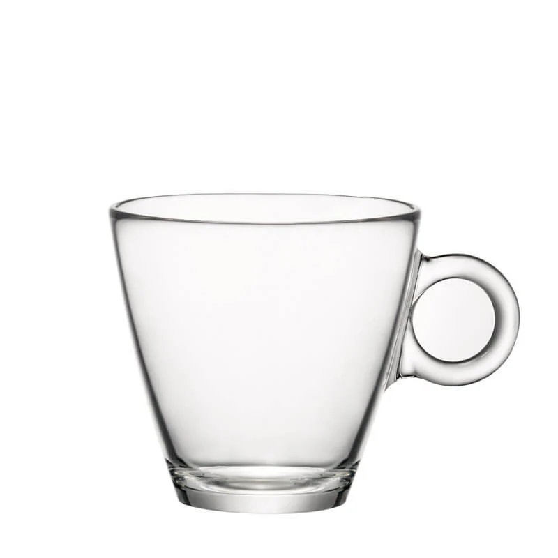 10 cl - Easy Bar Tazzina Caffé in Vetro Temperato - Set 12 Pezzi