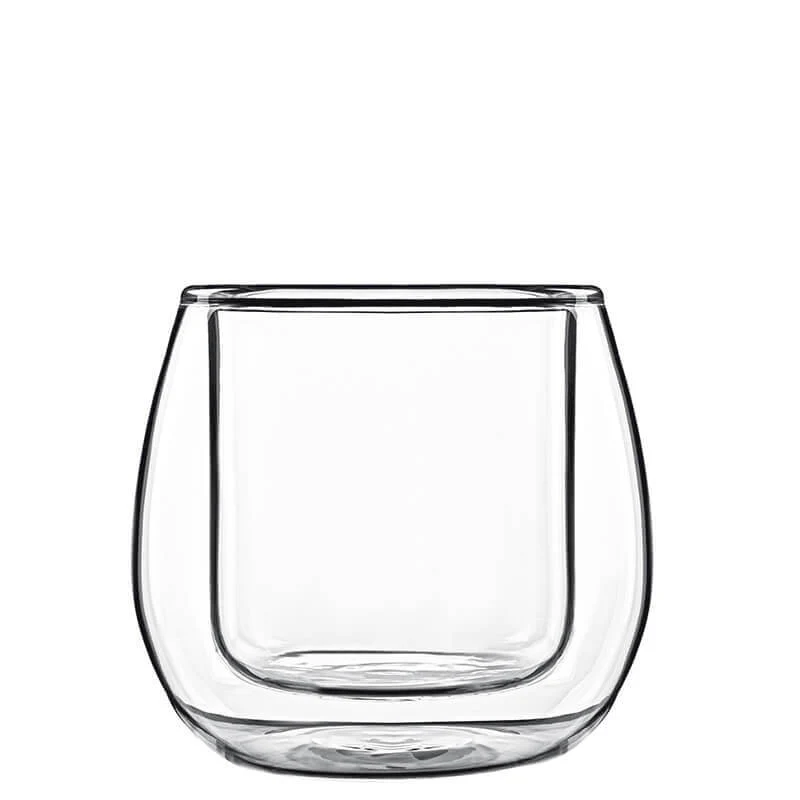 22 cl - Thermic Glass Ametista Bicchiere Cappuccino in Vetro Borosilicato - Set 2 Pezzi