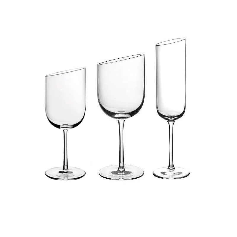 NewMoon Calice Flute in Vetro - Set 12 Pezzi