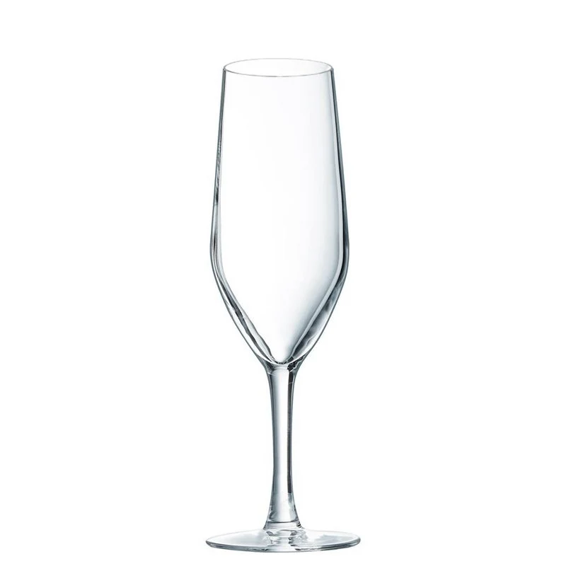 17 cl - Evidence Calice Flute in Vetro - Set 6 Pezzi