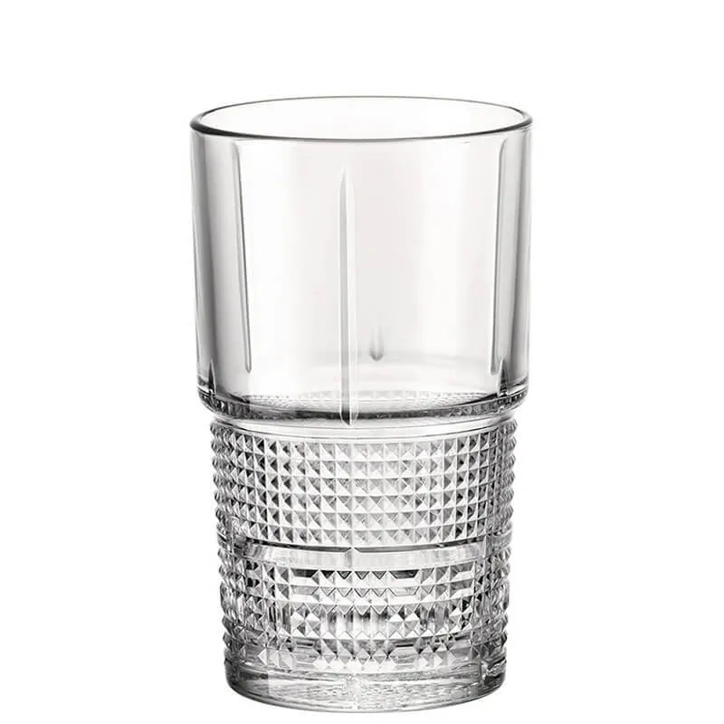 40.5 cl - Bartender Novecento Bicchiere Bibita in Vetro - Set 6 Pezzi