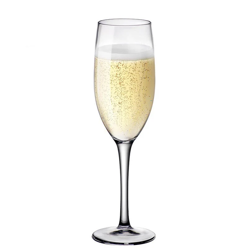 17 cl - Milano Calice Flute in Vetro Temperato - Set 12 Pezzi