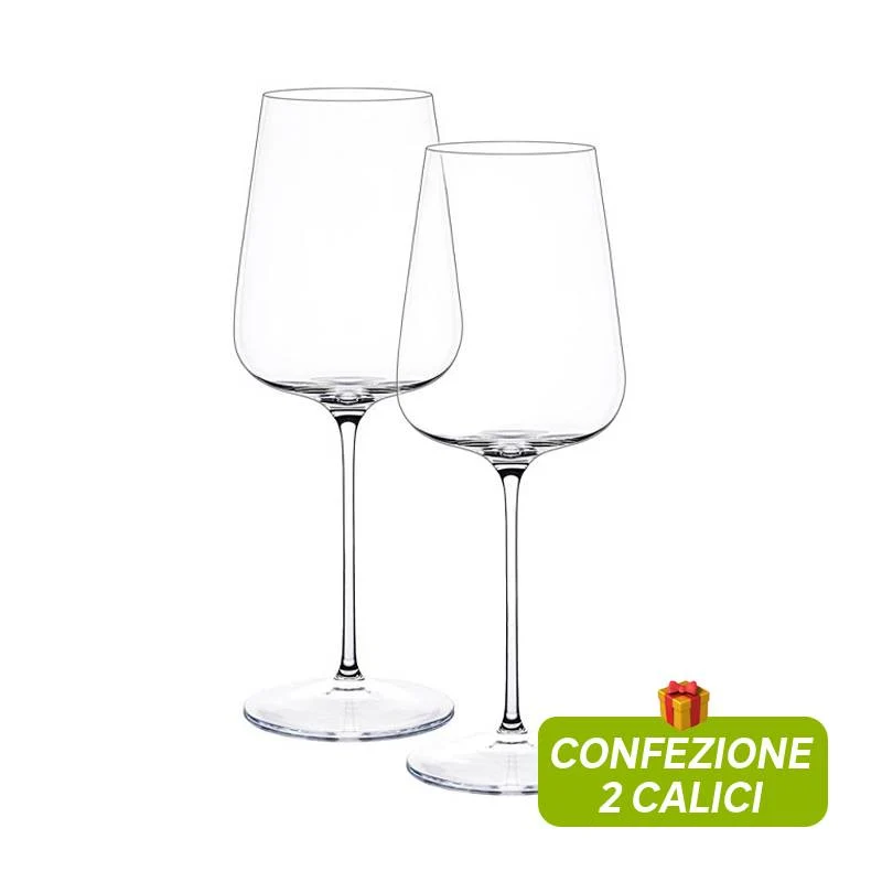 57 cl - Etoilè Blanc Extreme Calice Vino Bianco in Vetro - Set 2 Pezzi