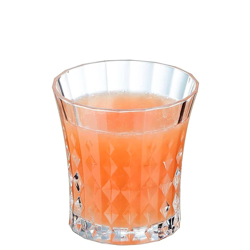 27 cl - Lady Diamond Bicchiere Whisky in Vetro - Set 6 Pezzi