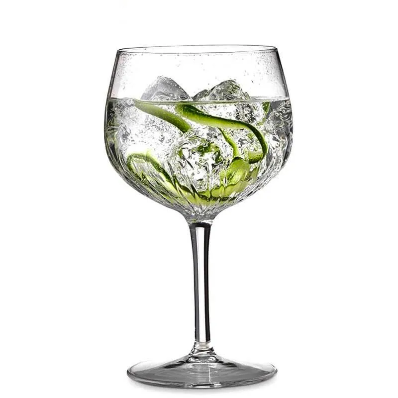80 cl - Mixology Calice Gin Tonic in Vetro - Set 4 Pezzi