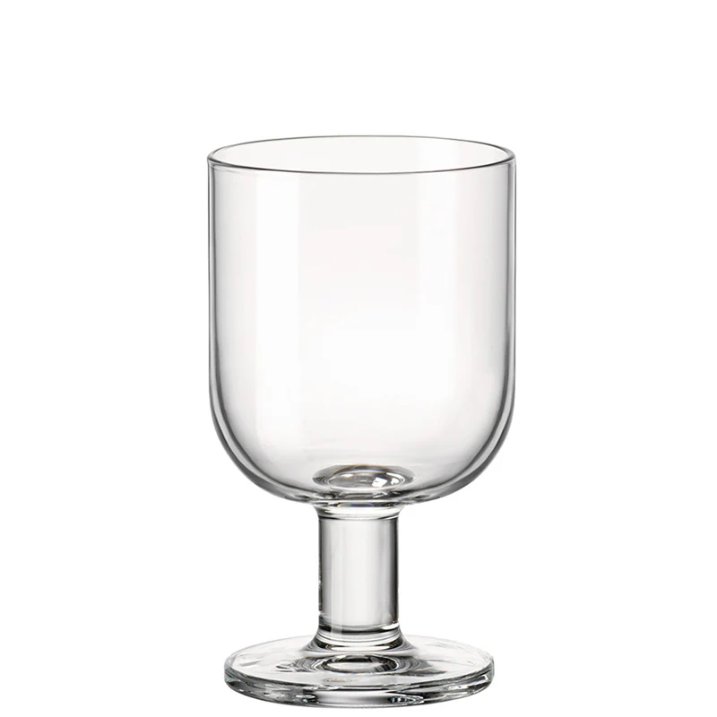 28 cl - Hosteria Calice Vino Rosso in Vetro Temperato - Set 6 Pezzi