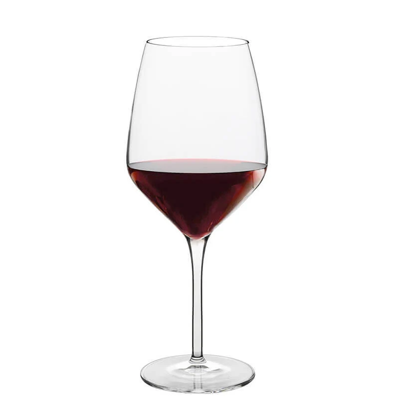 70 cl - Regency Calice Vino Rosso Bordeaux in Vetro - Set 4 Pezzi