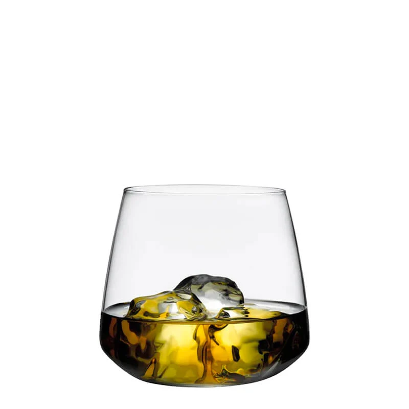 38.5 cl - Mirage Bicchiere Whisky in Vetro - Set 4 Pezzi