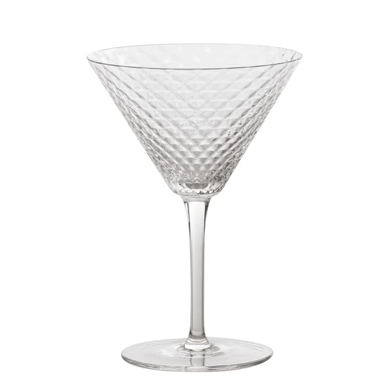 23 cl - Veneziano Mixology Bicchiere Martini in Vetro - Set 4 Pezzi