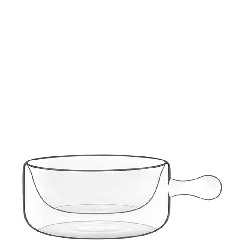 16 cl - Thermic Glass Tegamino in Vetro Borosilicato - Set 2 Pezzi