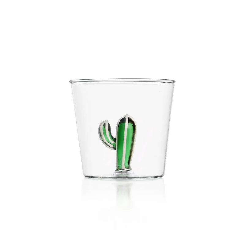30 cl - Desert Plants Bicchiere Acqua in Vetro Borosilicato