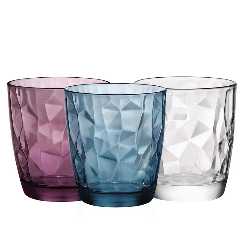 30.5 cl - Diamond Bicchiere Acqua in Vetro - Set 6 Pezzi