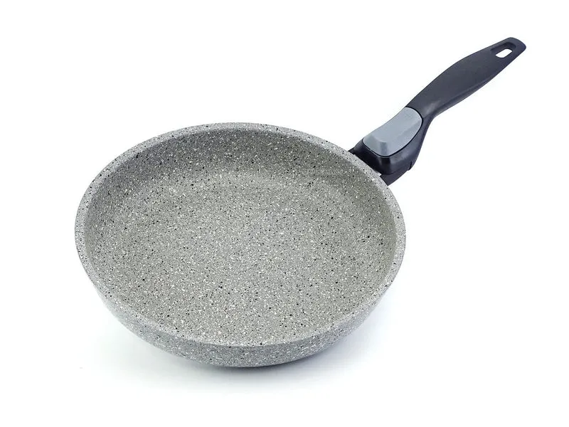 BARAZZONI Bratpfanne INDUCTION FACILE PLUS 24 cm mit abnehmbarem Griff