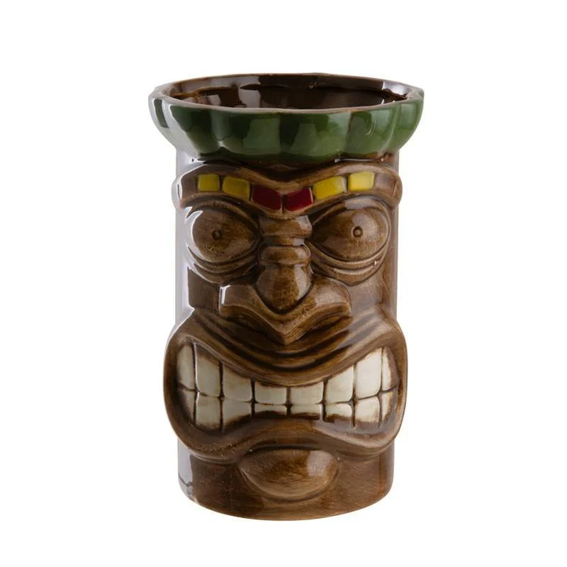 55 cl - Tiki Bicchiere In Ceramica