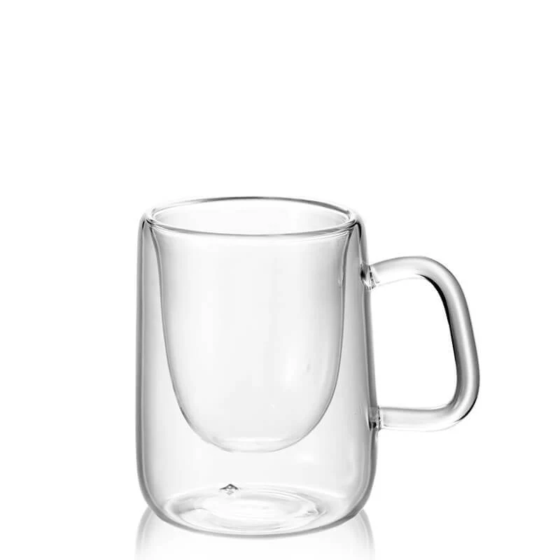 9 cl - Thermic Glass Tazzina Caffé in Vetro Borosilicato - Set 2 Pezzi