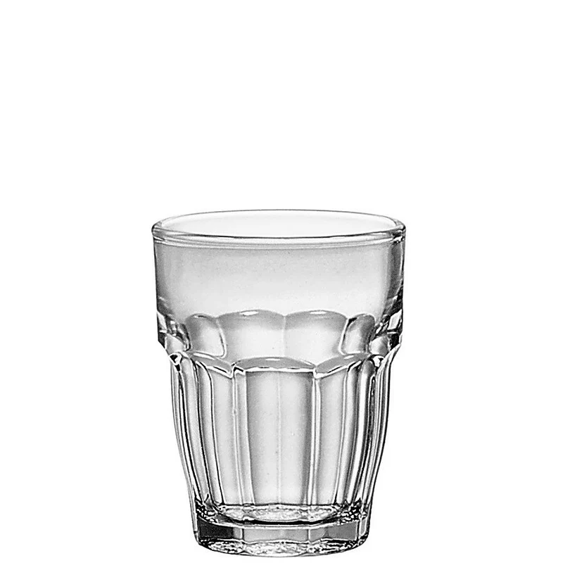 7 cl - Rock Bar Bicchiere Liquore in Vetro Temperato - Set 6 Pezzi