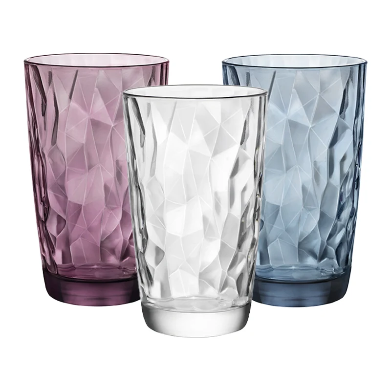 47 cl - Diamond Bicchiere Bibita in Vetro - Set 6 Pezzi