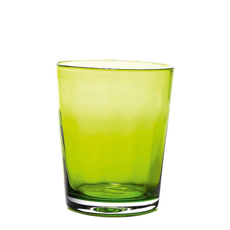 32 cl - Bei Bicchiere Acqua in Vetro Soffiato - Set 6 Pezzi