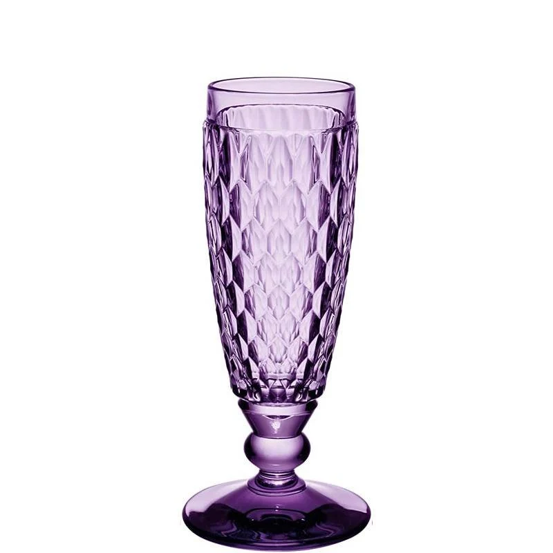 12 cl - Boston Calice Flute in Vetro - Set 4 Pezzi