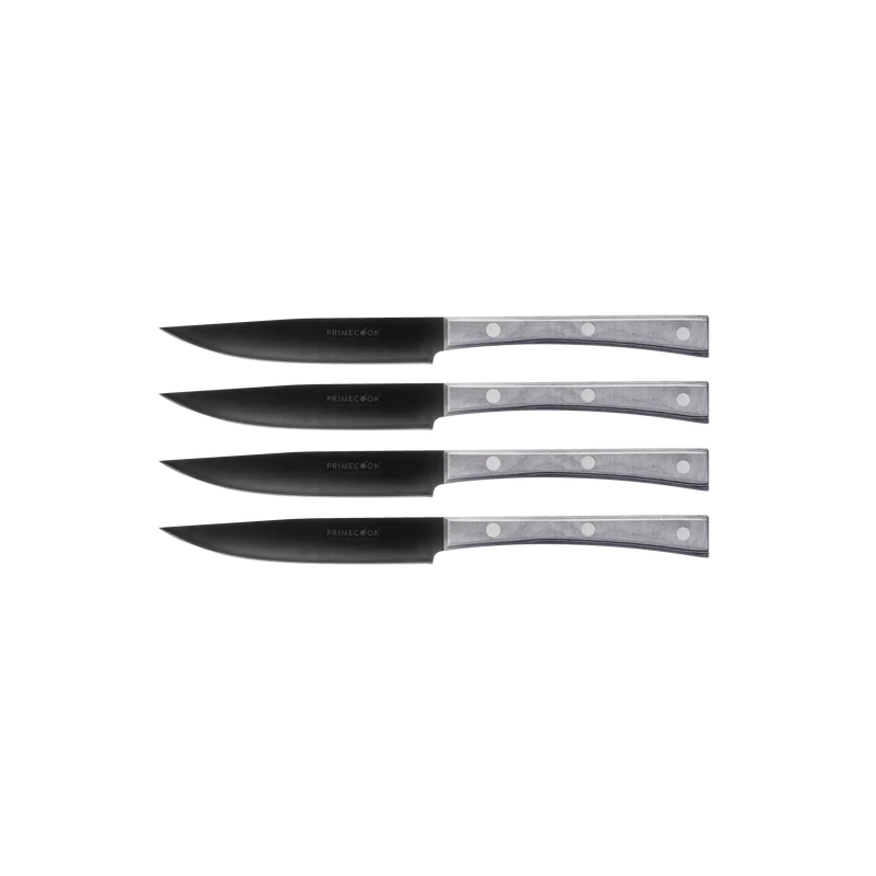 Set 4 coltelli bistecca affilato 13 cm