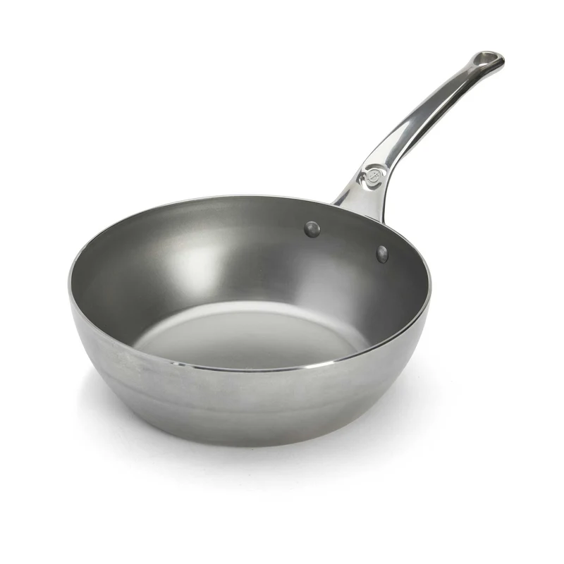 DE BUYER Bauernpfanne MINERAL B PRO 24 cm Karbonstahl Pfanne hoch ofenfest