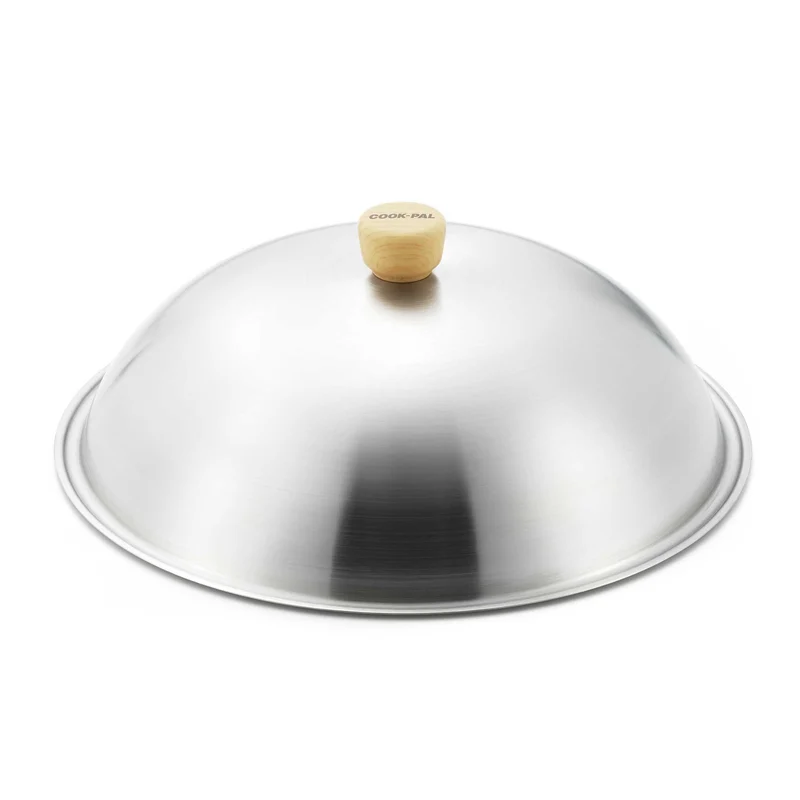 YOSHIKAWA Wok-Deckel 36 cm Edelstahl