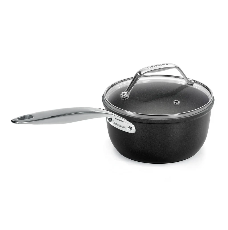 Casseruola manico lungo con coperchio