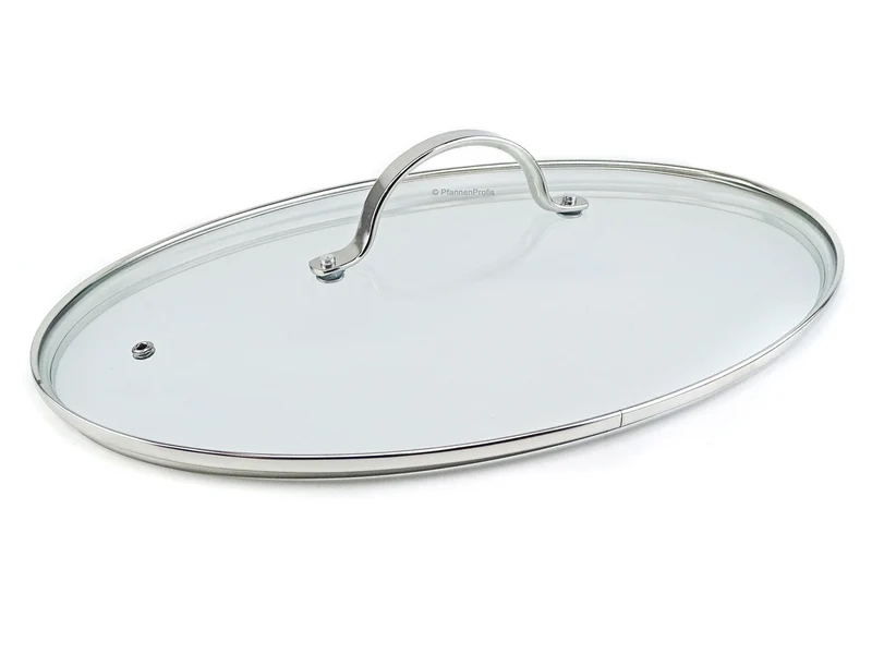 BEKA Glasdeckel für BEKA Edelstahl-Fischpfanne (BEKA-13947384) 37,5 x 25 cm hitzebeständig bis 180°C