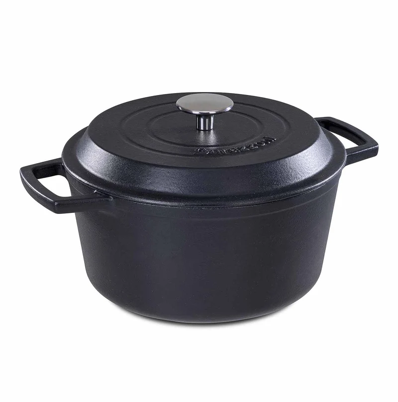 Casseruola con coperchio - nero opaco
