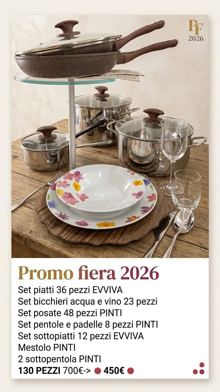 Pacchetto in promo 130 pz