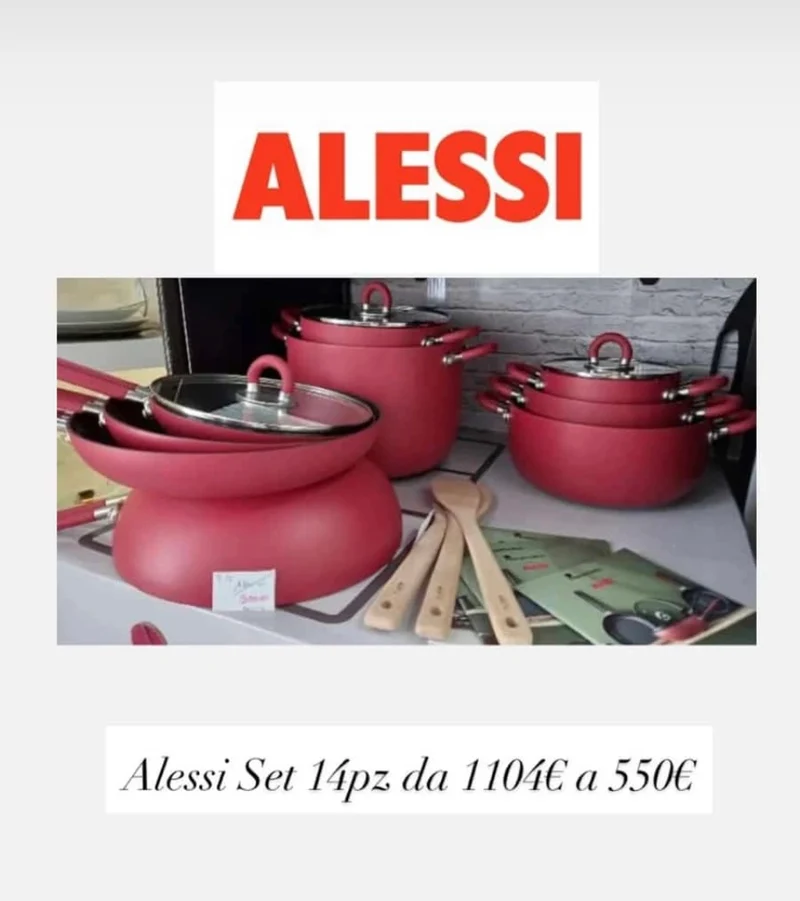Alessi Set 14 pz pentole