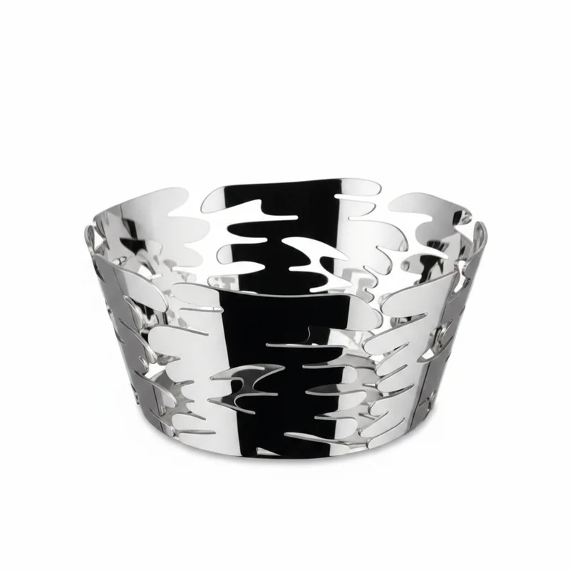 Alessi “Barket” Cestino Rotondo Acciaio