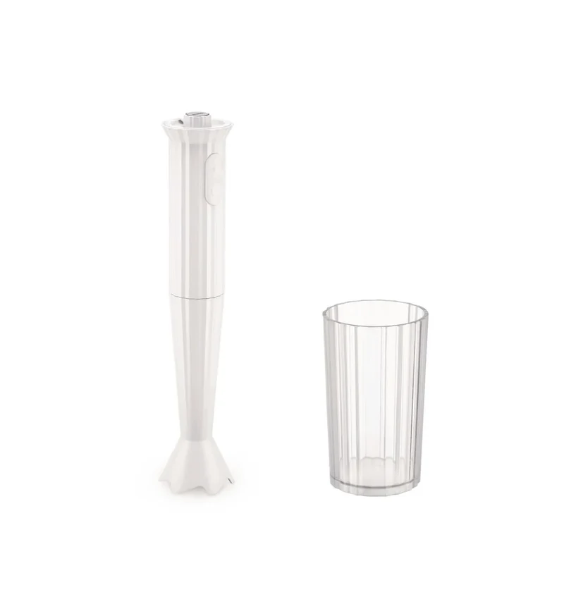 Alessi Plissé Frullatore a immersione Bianco MDL10 W| Miriade