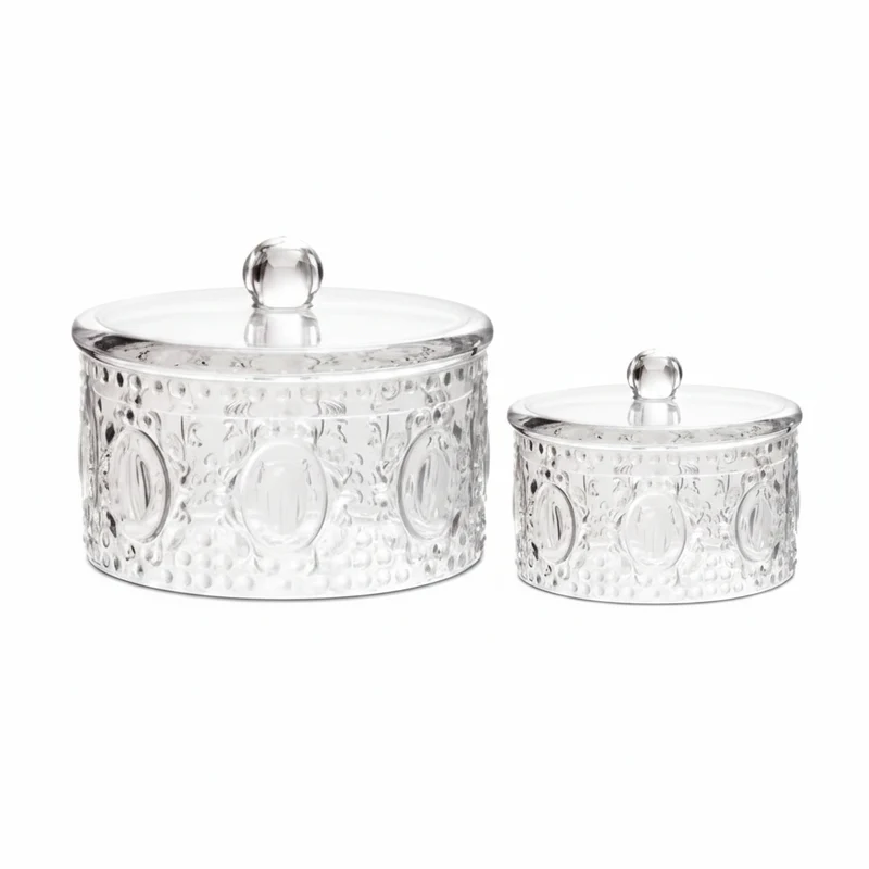 Baci Milano "Baroque & Rock" set porta bonbon + mini porta bonbon trasparente in policarbonato