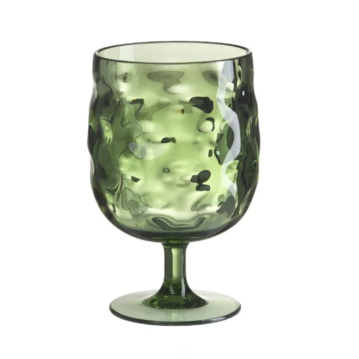 Evviva “Bubble” set 4 calici 360CC verde
