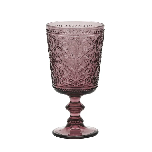Galbiati "Acanto" set 6 calici vino 280 ml rosa