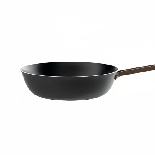 Alessi "Edo" wok 28 in alluminio con rivestimento antiaderente