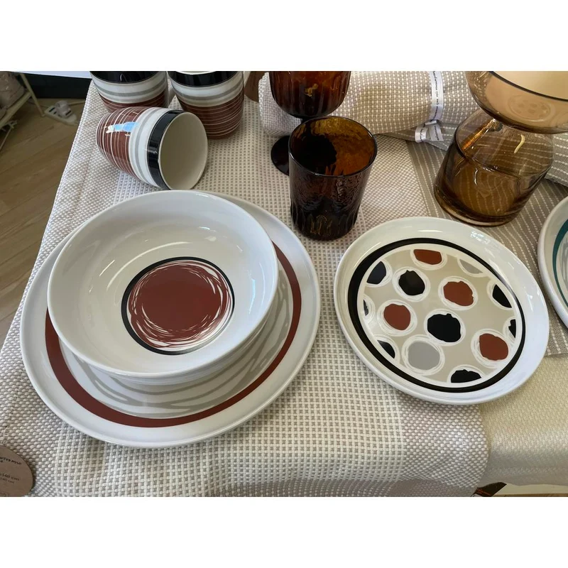 Andrea Fontebasso "Vibes Terra" servizio tavola 18 pz