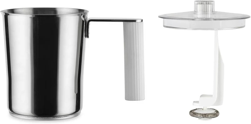 Alessi Plissé Cappuccinatore ad Induzione Bianco MDL13 W| Miriade⁠